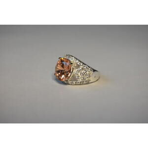 Champagne Oval Statement Ring